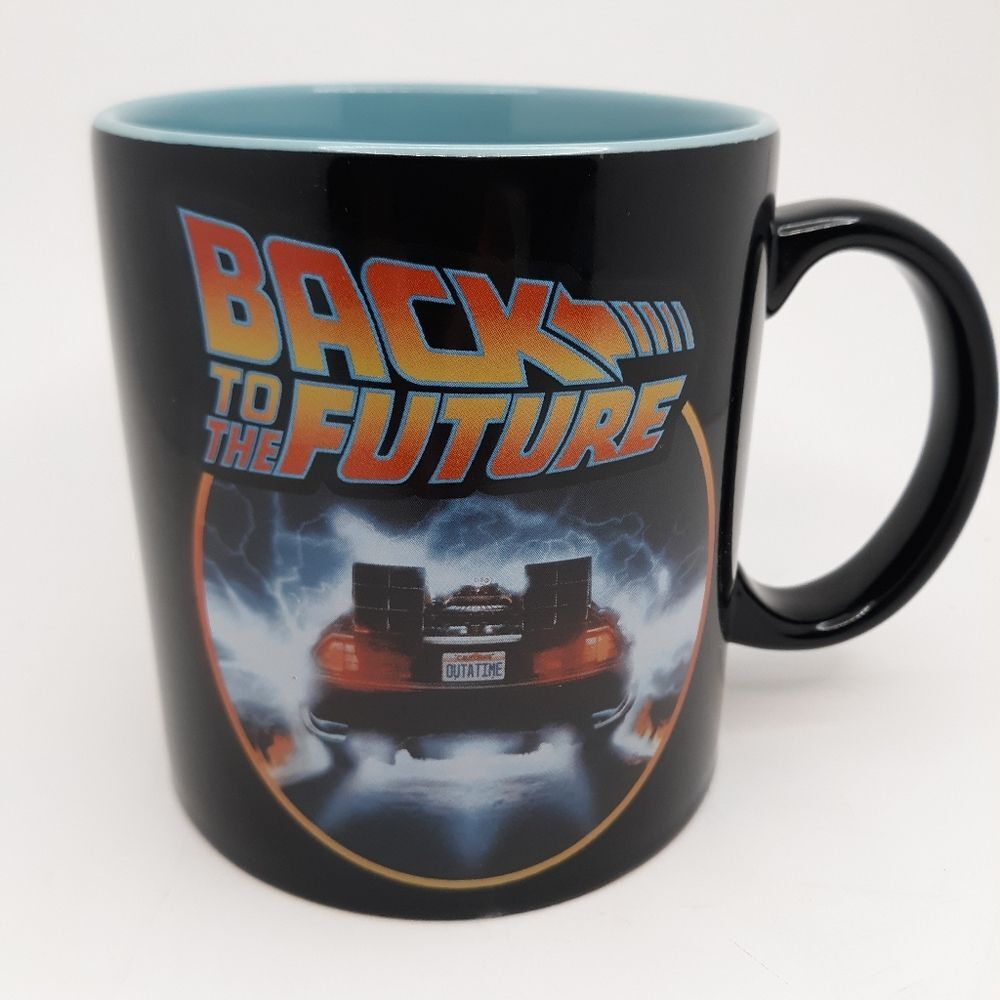 Back To The Future 20oz Ceramic Coffee Tea Mug 80's Movie New - Picture 2 of 5